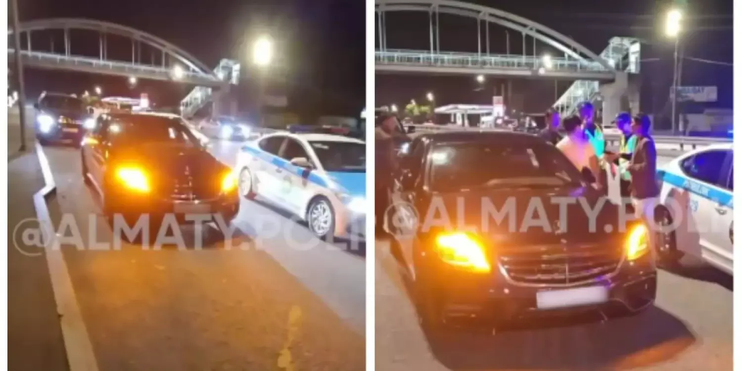 Алматыда түнде 10 жүргізуші автожарыс ұйымдастырған