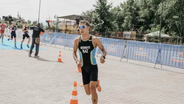 Көкшетауда өткен триатлоннан ел чемпионатының жеңімпаздары анықталды