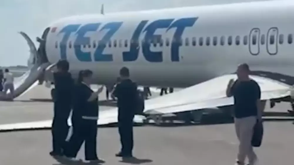 Бішкек әуежайында төтенше жағдай болды: видео
