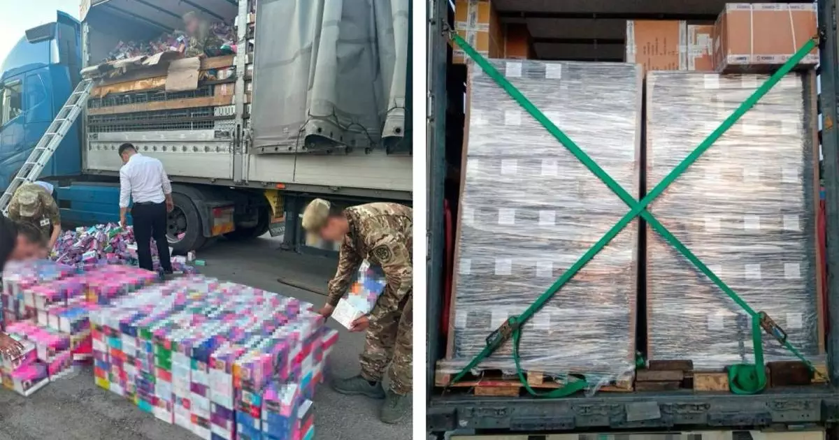  Более 27 тысяч вейпов пытались незаконно ввезти в Казахстан 