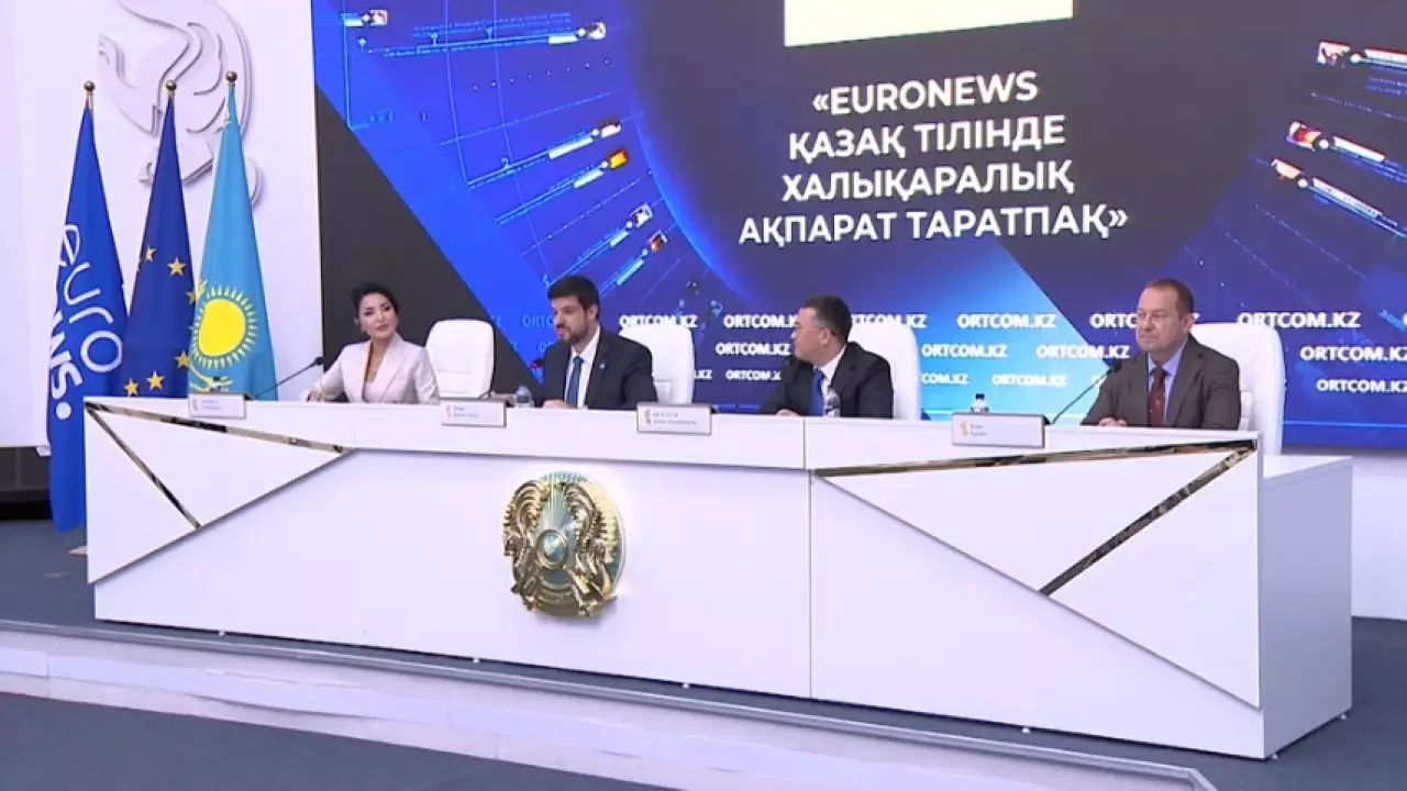 Казахский станет первым языком ЦА в медиасети Euronews