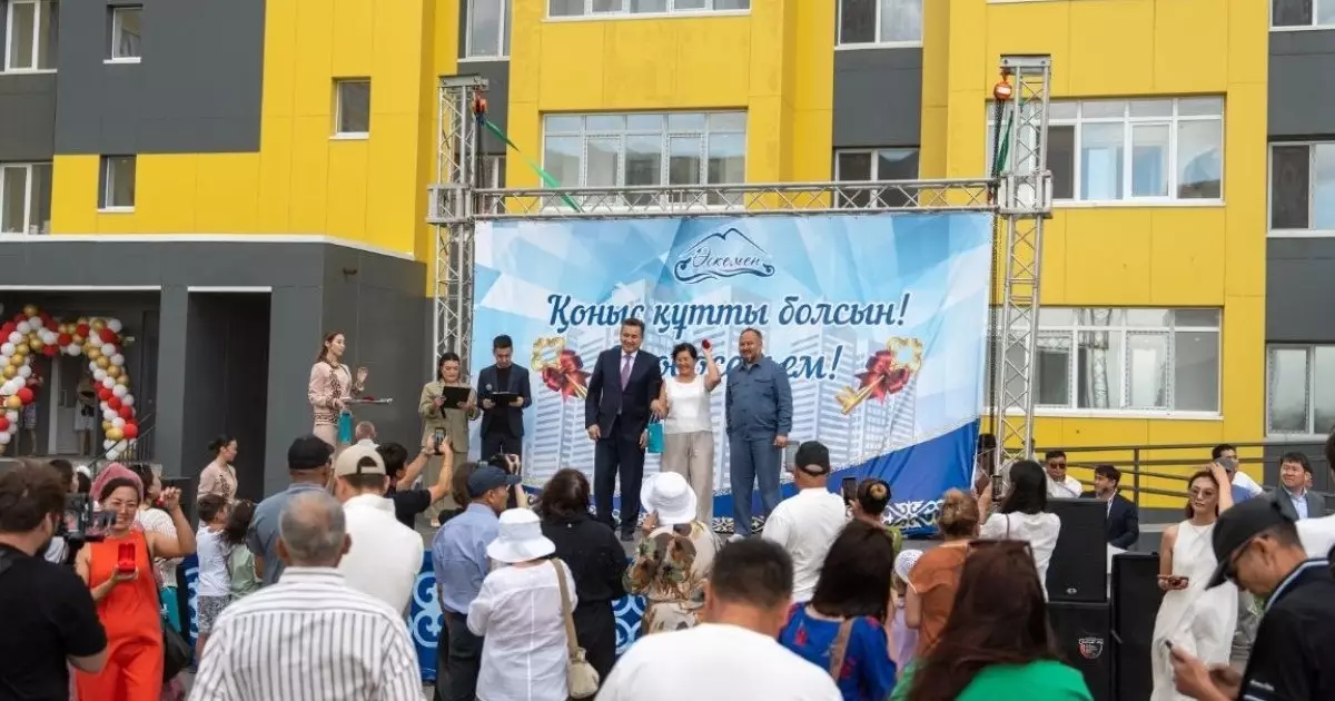  Облыс орталығында 30 отбасы баспаналы болды 