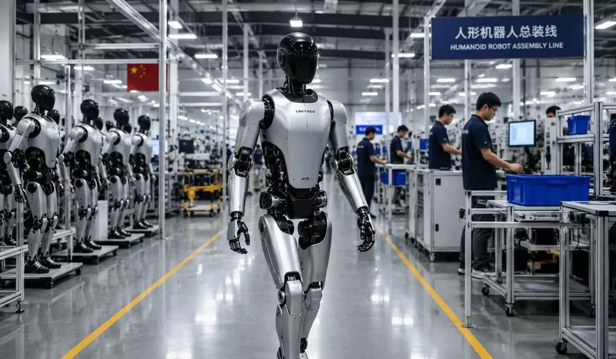 Қытай 2026 жылы 100 мың гуманоид робот шығармақ