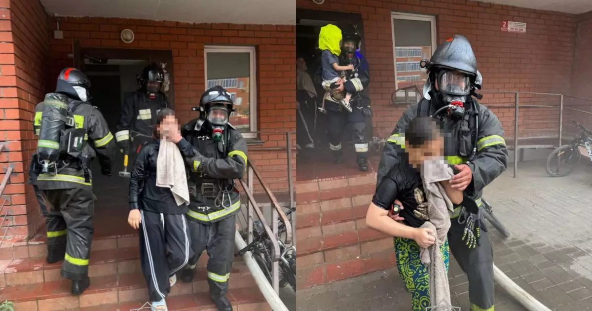   Оралда өрт сөндірушілер 16 адамды құтқарды   