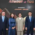Аида Балаева поздравила Джеки Чана с началом съемок в Казахстане