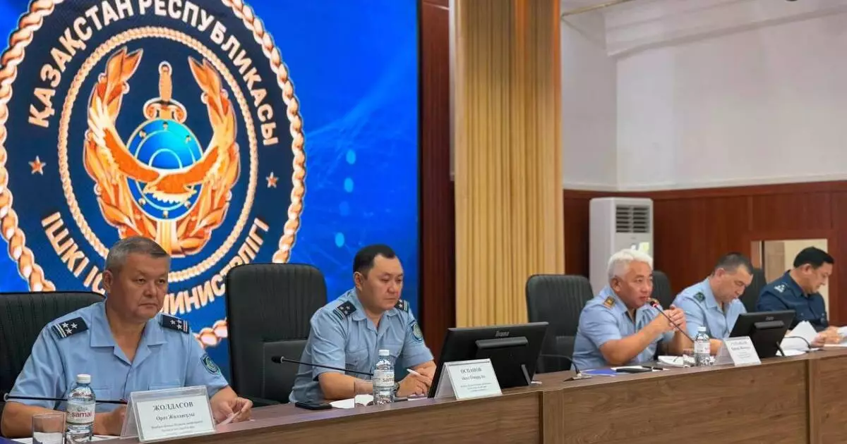  «Заң мен тәртіп»: Жамбыл облысында қылмыс деңгейі төмендеді 