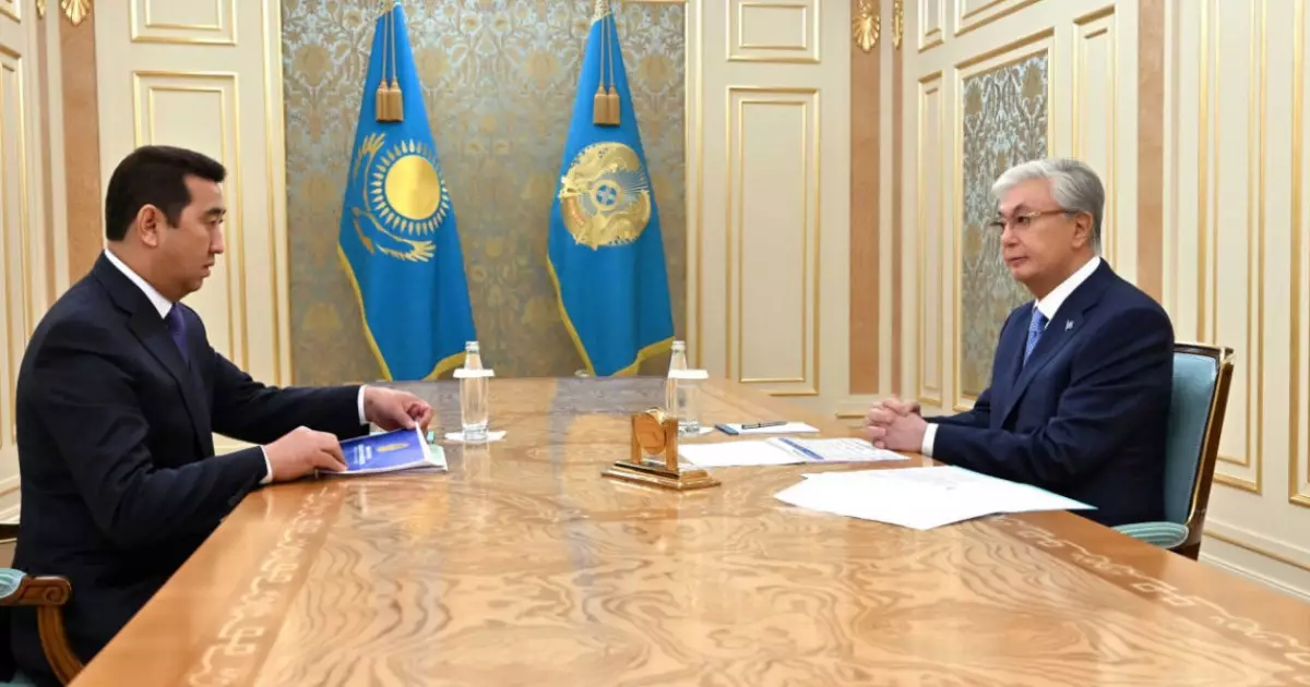  Мемлекет басшысы Ауыл шаруашылығы министрін қабылдады 