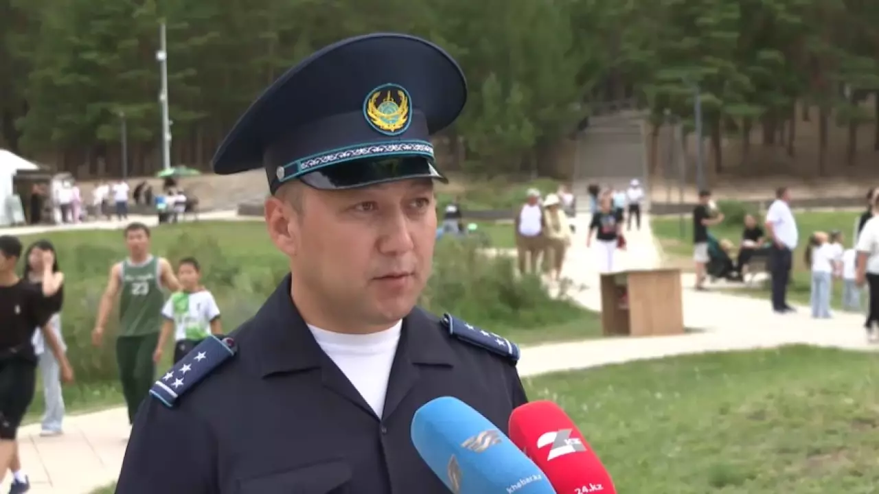 Турполицейские оказывают помощь отдыхающим в Акмолинской области