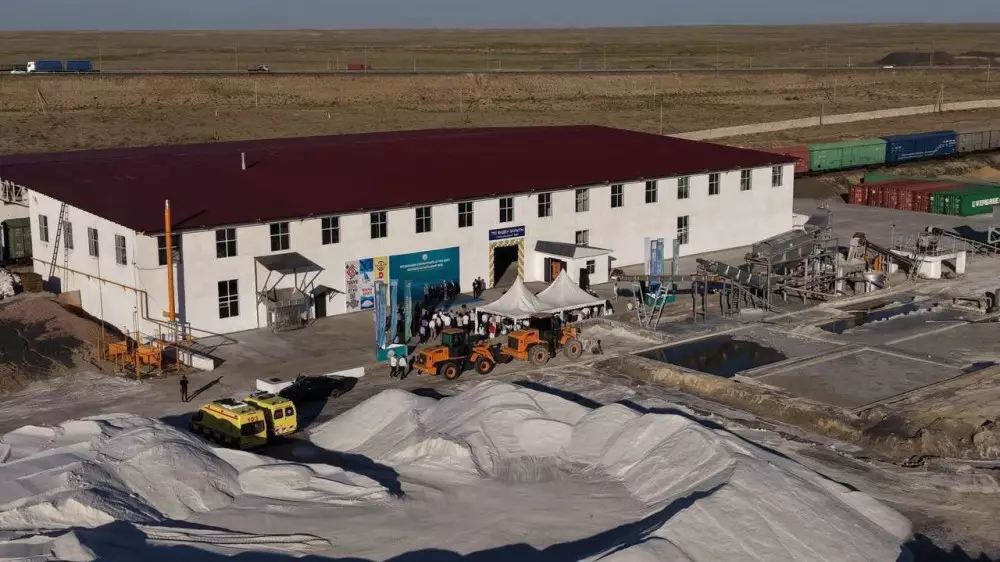 Қызылорда облысы Арал ауданында жоғары сұрыпты ас тұзын өндіру зауыты ашылды