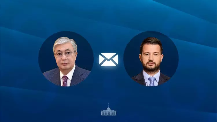 Токаев направил поздравительную телеграмму президенту Черногории