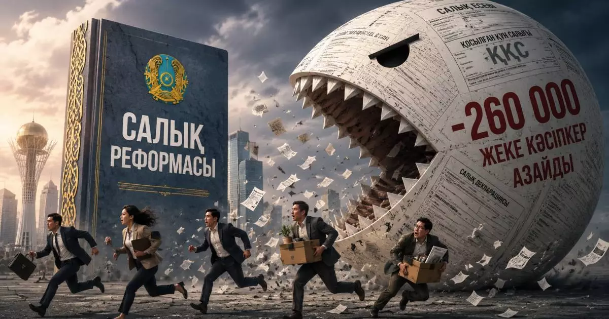  Жаңа салық кодексі 260 мың жеке кәсіпкерді «жұтып қойды» 