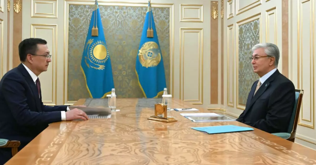  Президент Қазақстан Халық Кеңесі төрағасының орынбасарын қабылдады 