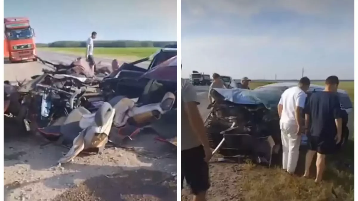 СҚО-да жантүршігерлік жол апаты: 8 адам ауыр жарақат алды 