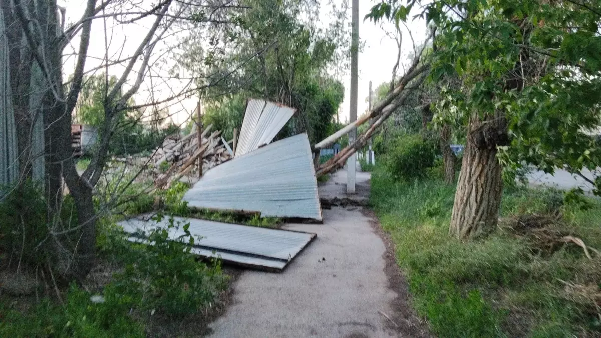  Ақтөбе облысында дауылдан 298 нысан зардап шекті 