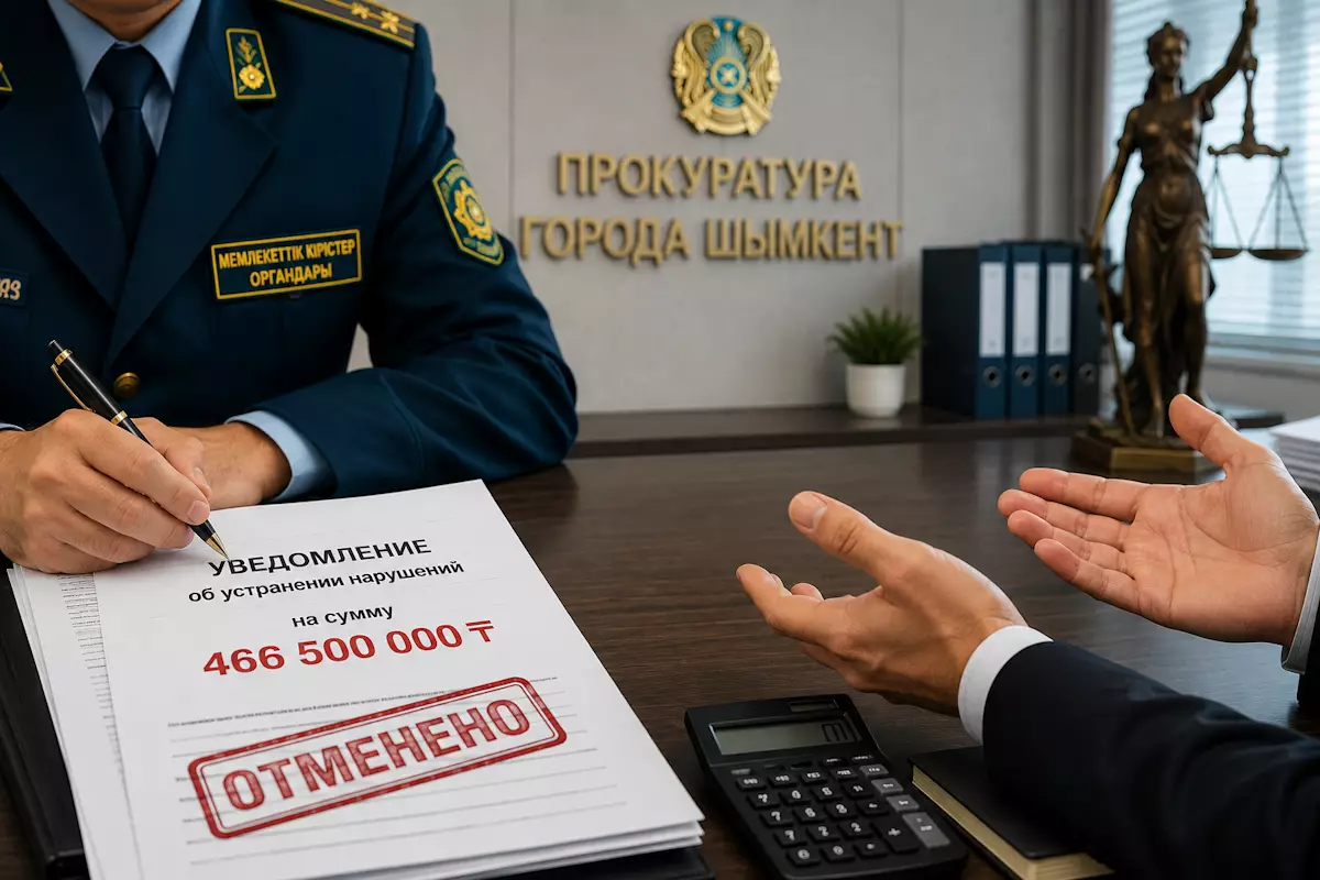 В Шымкенте налоговиков наказали за нарушение прав бизнеса