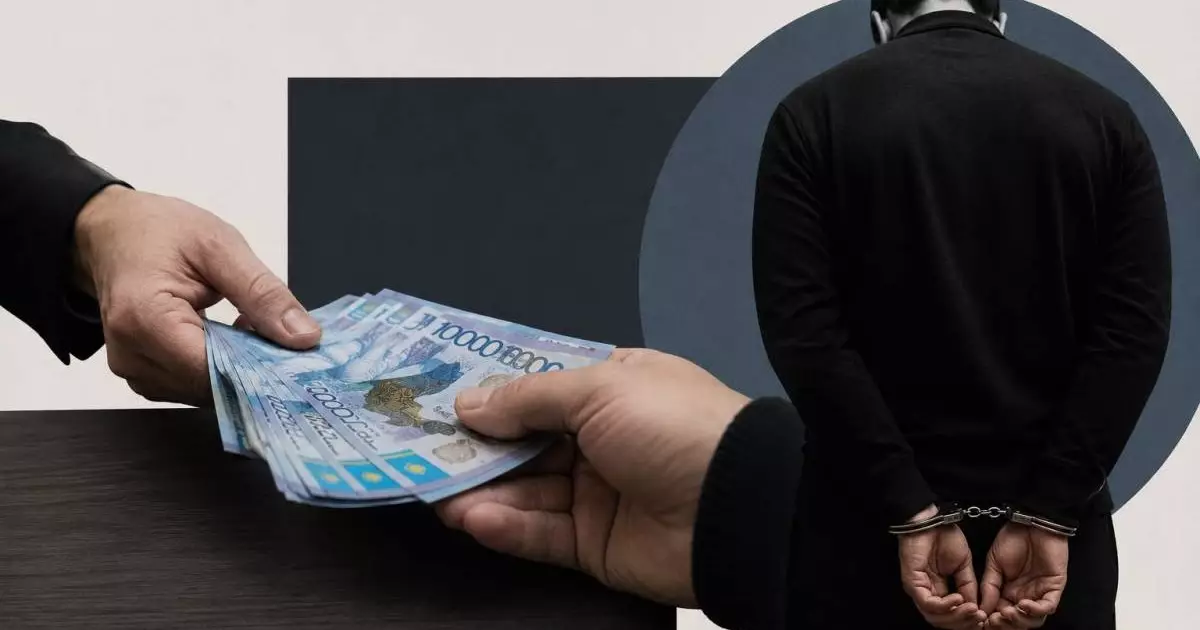  Ұлытау облысында тергеушіге пара бермек болған ер адам ұсталды 
