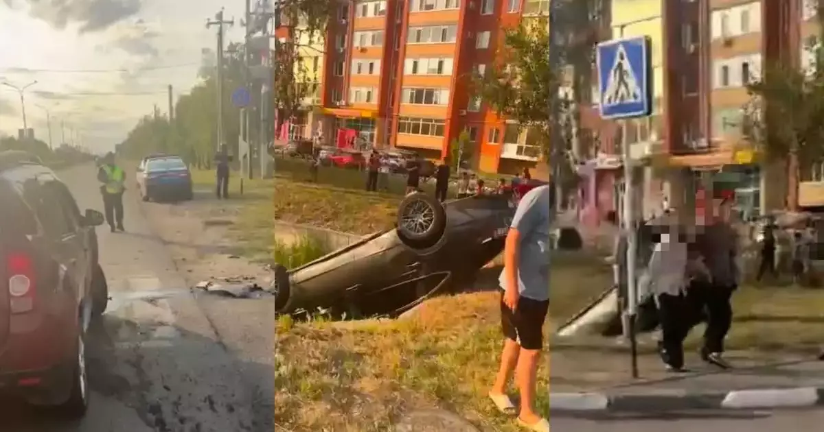  «Ішінде бала болған»: Қостанайда көлік аударылып кетті (ВИДЕО) 