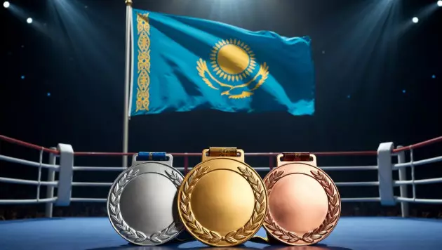 Названо место сборной Казахстана в медальном зачёте ЧА по боксу