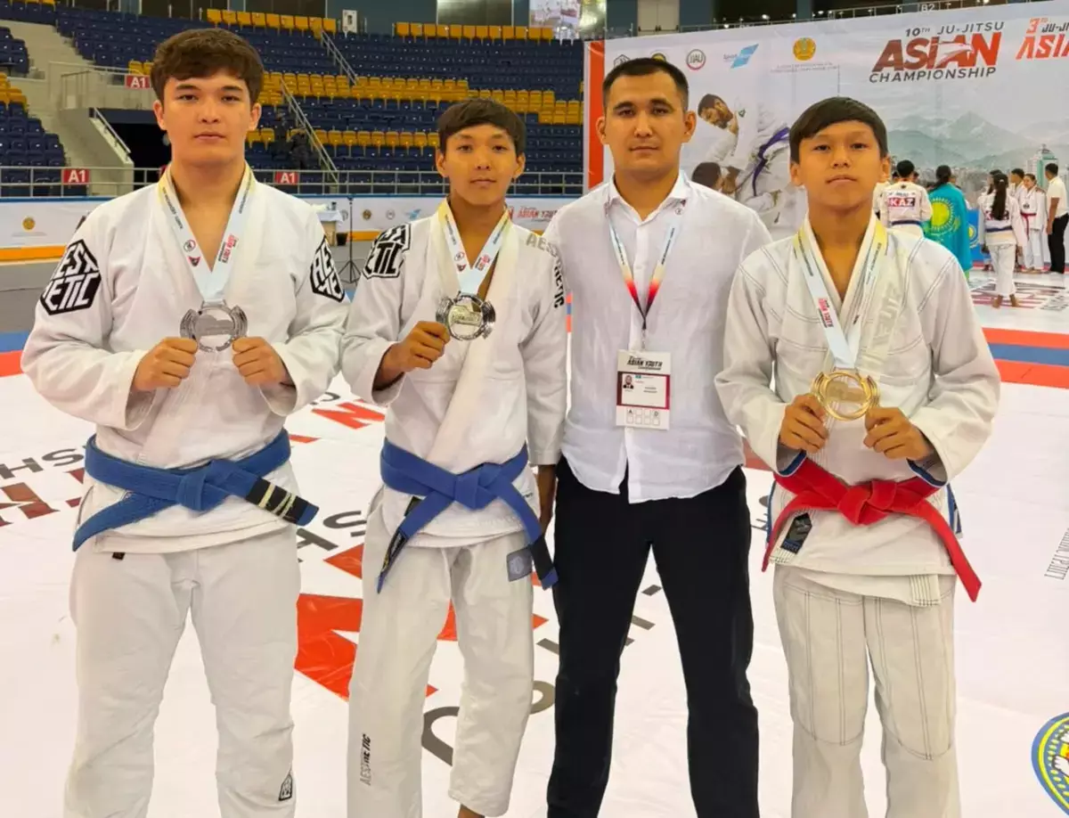 Медали чемпионата Азии по джиу-джитсу завевали спортсмены из Мангистау - новости на Lada.kz 16.07.2026
