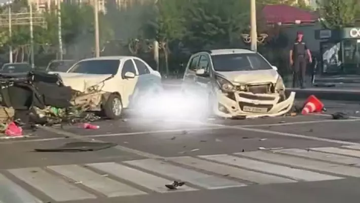 В Ташкенте произошло смертельное ДТП с участием мотоциклов ДПС
