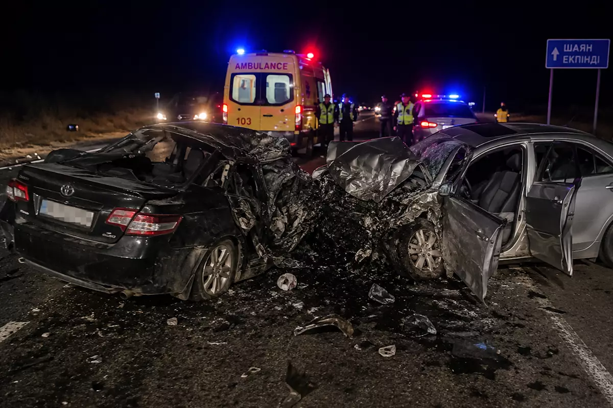 Семь человек погибли в ночном ДТП в Туркестанской области