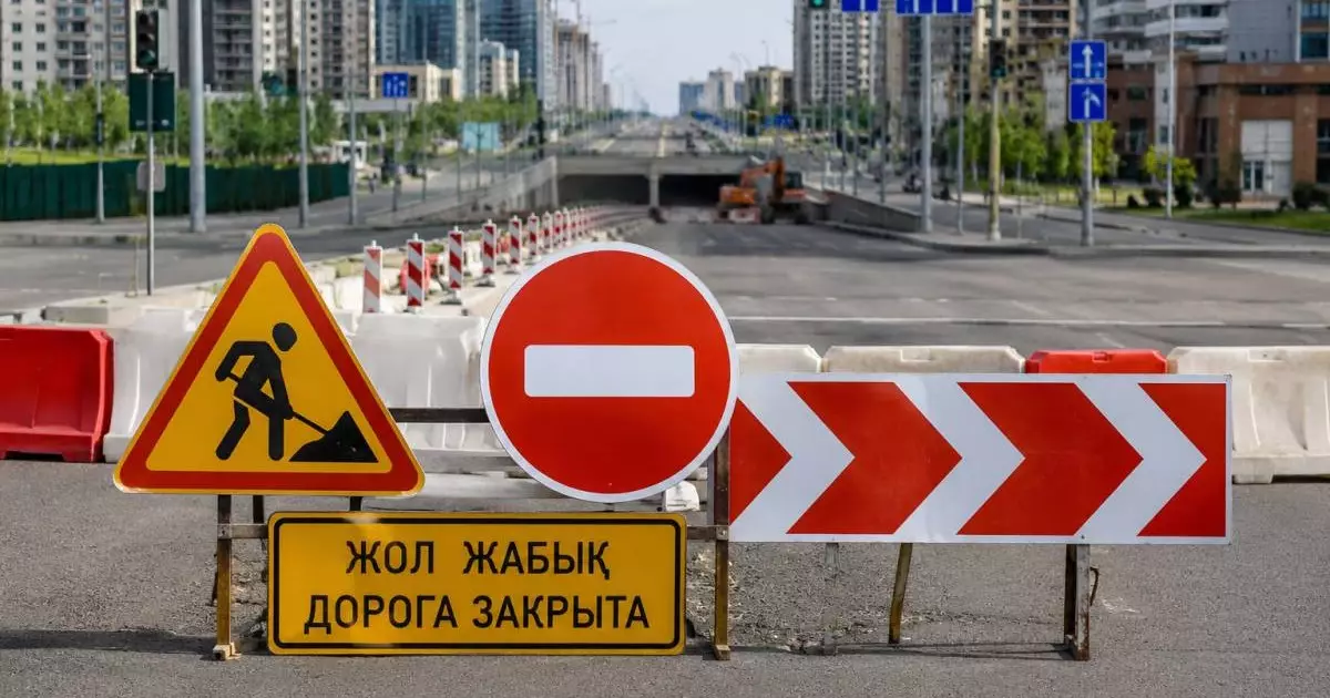  В Астане до конца года перекроют еще один участок улицы Алматы 