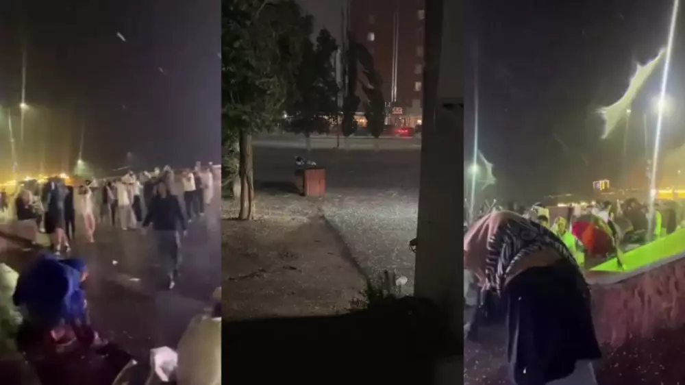 “Люди искали укрытие“ - последствия мощного града показали жители Павлодарской области