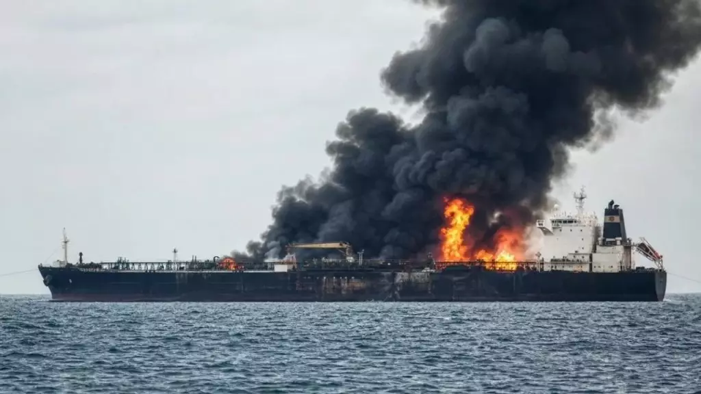 Очередной танкер с казахстанской нефтью подвергся атаке дрона