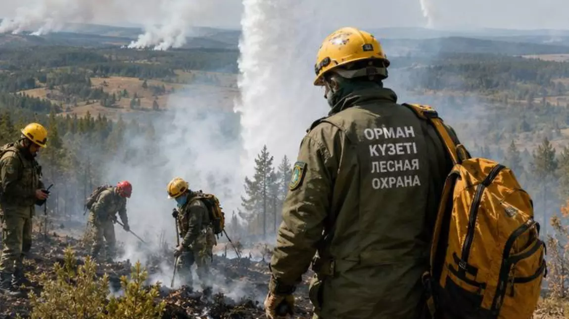  Бір тәулікте 55 орман өрті тіркелді 