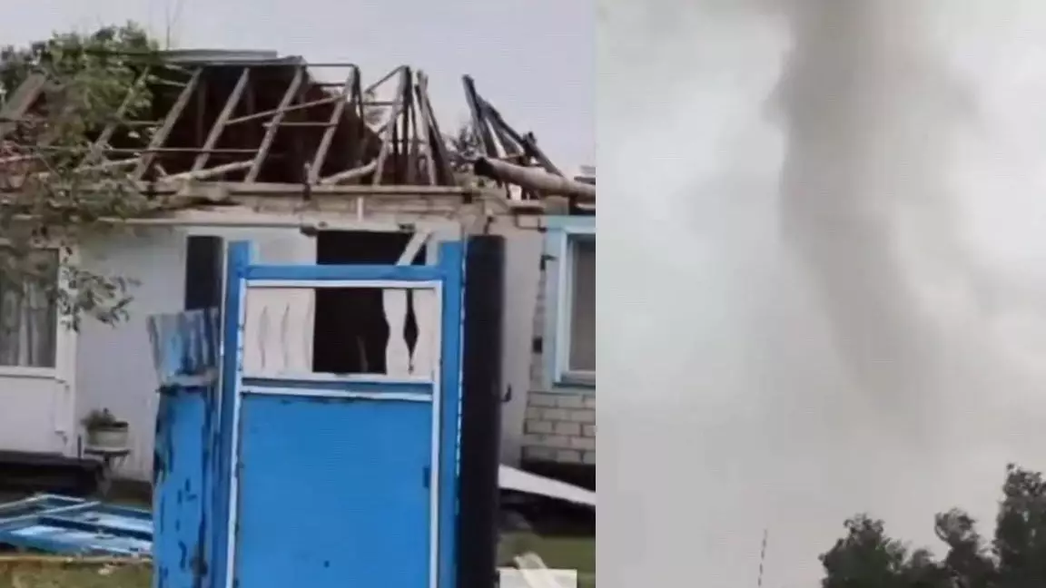  Павлодар облысында дауыл мен құйыннан бірнеше үй бүлінді 
