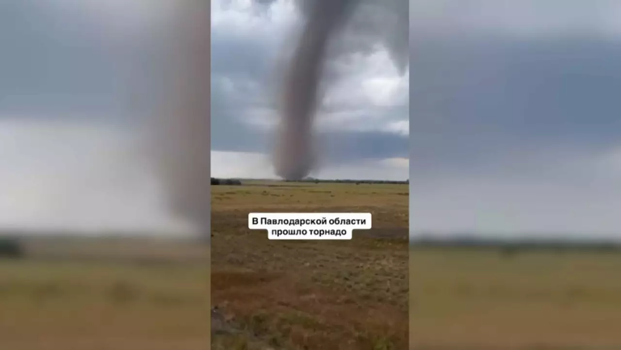 Павлодар облысында соққан құйын нысандарға зиян келтірді