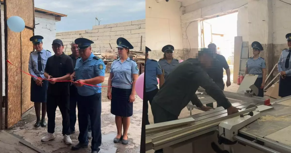  Павлодар облысындағы абақтыда жаңа кәсіпорын ашылды 