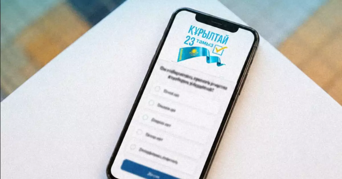 Азаматтардың 70,3 пайызы Құрылтай сайлауында дауыс беруге ниетті – телефон арқылы сауалнама 