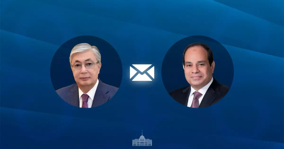  Мемлекет басшысы Мысыр президентін құттықтады 