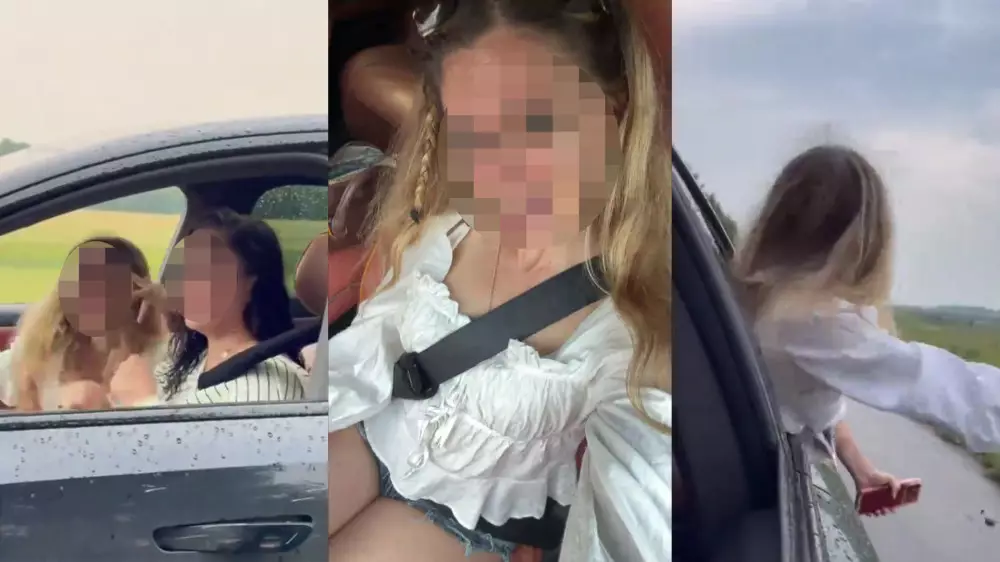 “Мама Люба, давай“ - девушек-блогеров оштрафовали за съемку клипа в автомобиле