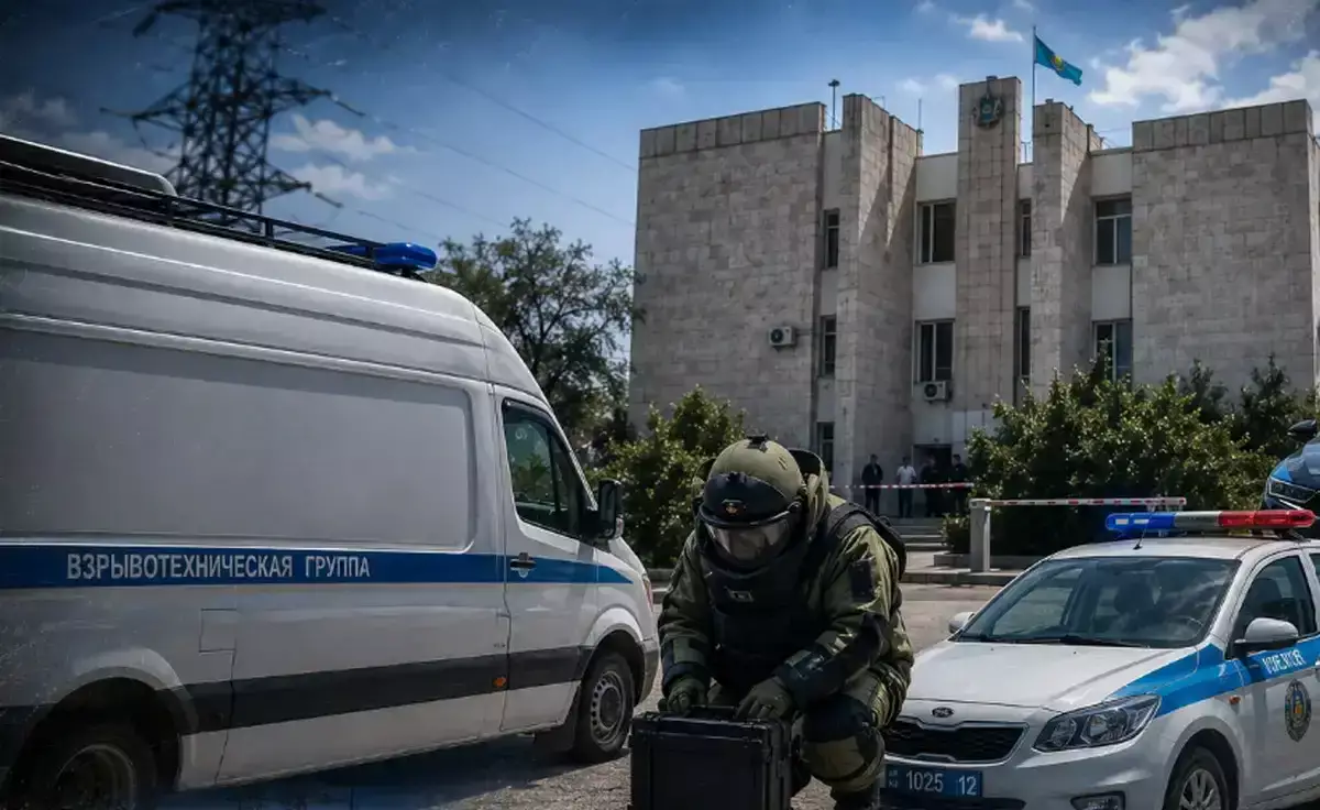 Ақтаудағы сот ғимаратына полиция мен саперлер жұмылдырылды: не болды?