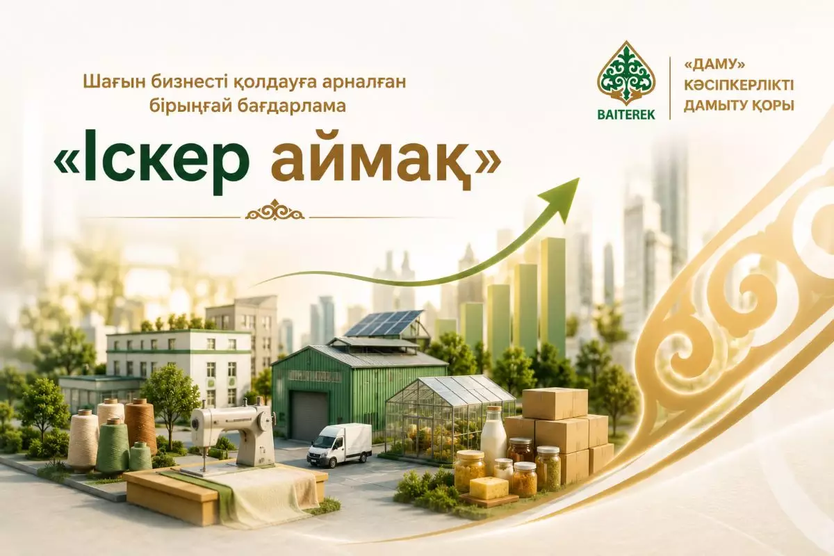 Тері бұйымдарынан медициналық жабдыққа дейін: "Іскер аймақ" бағдарламасы Қазақстандағы шағын бизнестің дамуына қалай ықпал етуде
