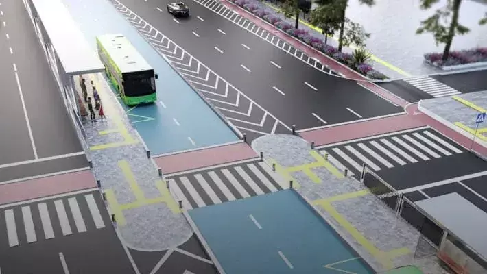 В Ташкенте начинают строительство линии BRT на улице Шахрисабз