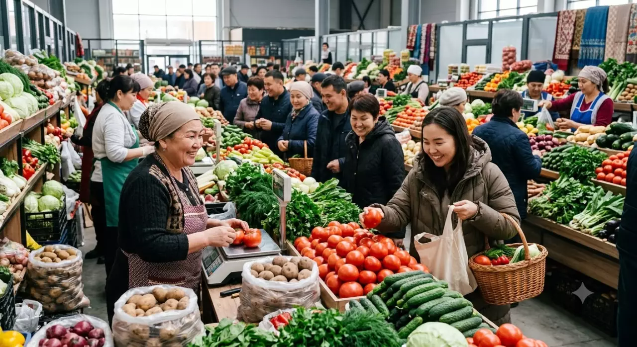 В Казахстане подешевели продукты: где самые низкие цены на овощи