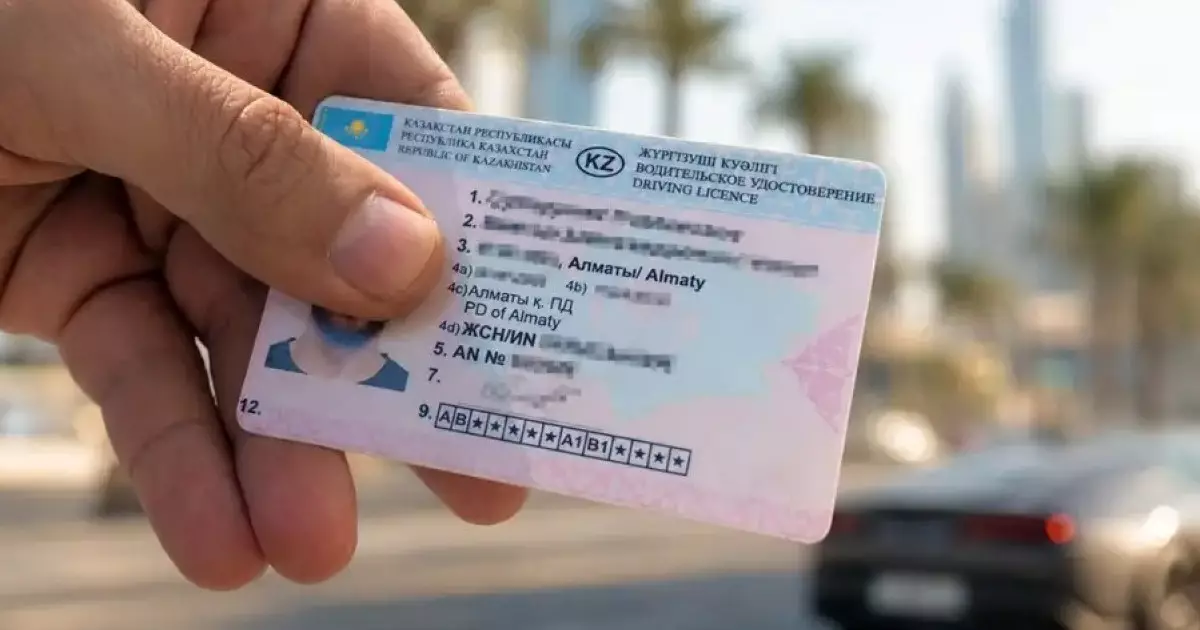  Қазақстанның жүргізуші куәліктері БАӘ-де жарамды деп танылды 