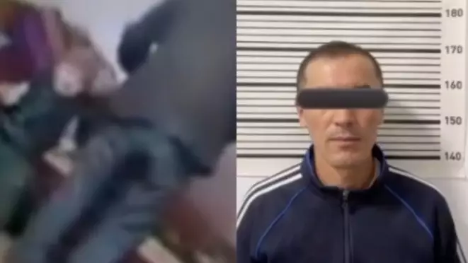  Желіде ер адам әйелі мен баласын соққыға жыққан видео тарады (ВИДЕО) 