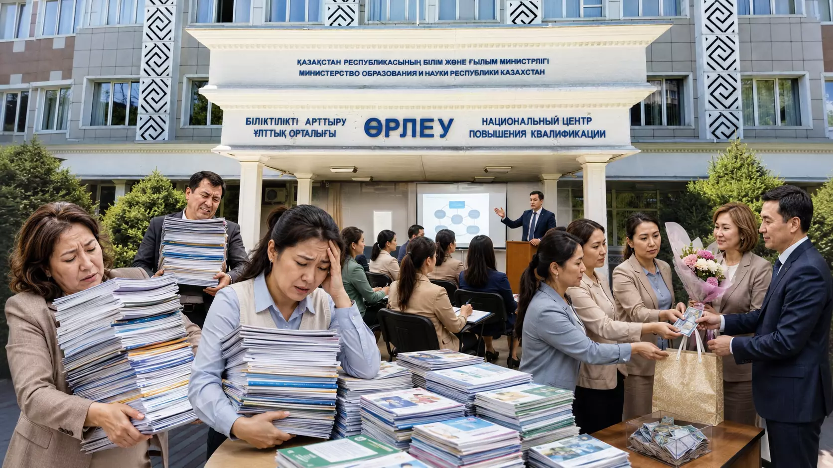Ардагер ұстаз "Өрлеудің" ішіндегі сауда-саттық пен басқа да масқара жағдайларды жайып салды 