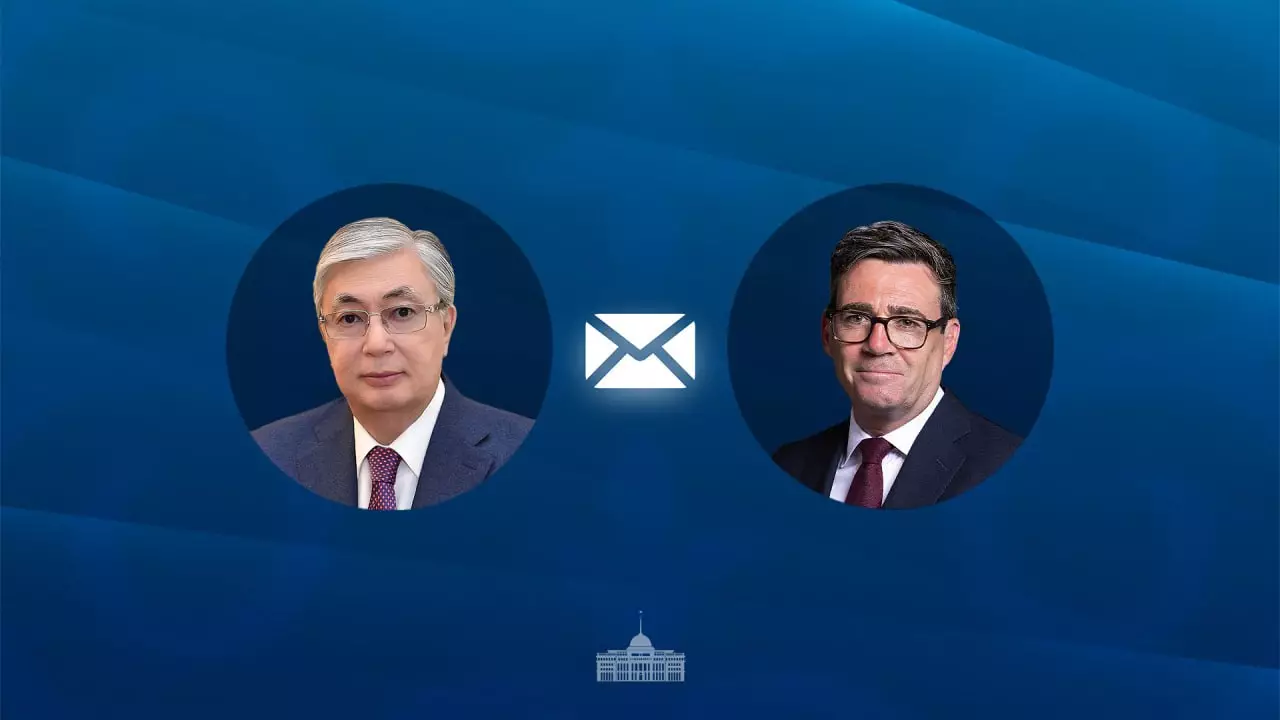 Қ. Тоқаев Эндрю Бернемді құттықтады  