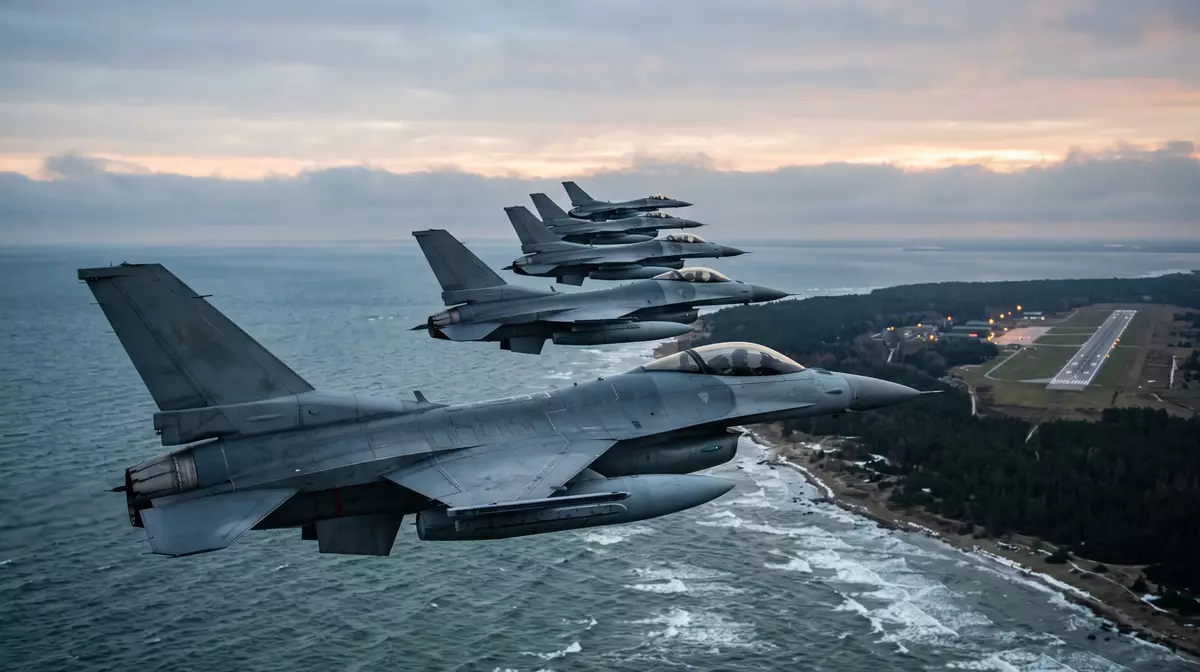 Турция направит в Эстонию пять F-16 для патрулирования неба над странами Балтии