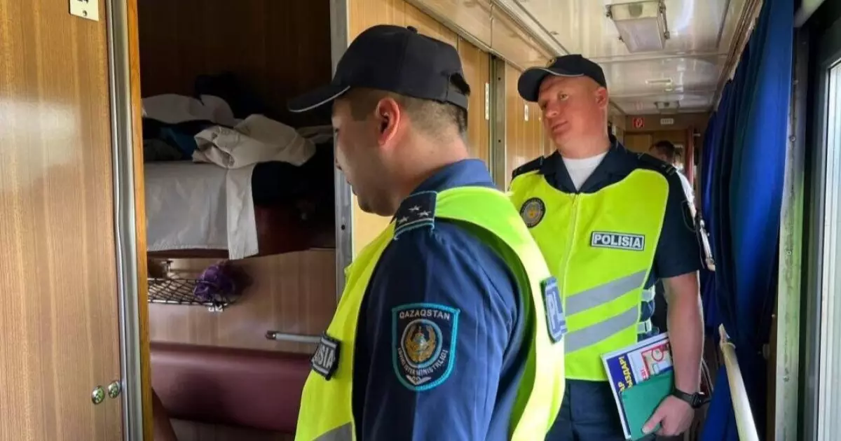  Елімізде биыл тәртіп бұзған 350 адам пойыздан түсірілді 