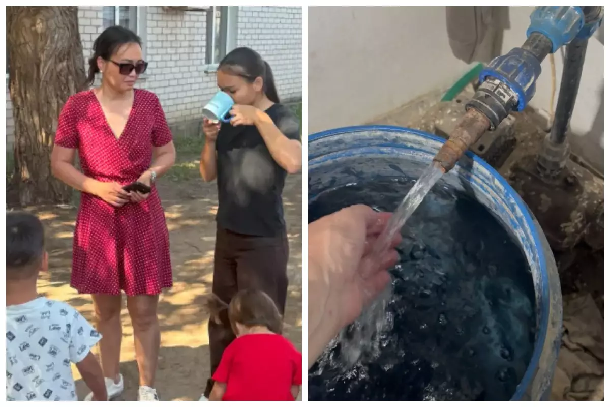 Ақтөбедегі жеке үйдің ауласында ыстық бұлақ пайда болды