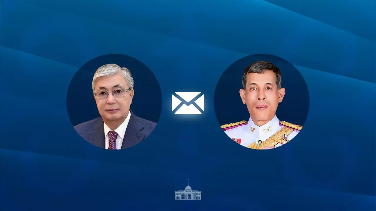 Мемлекет басшысы Таиланд Королін туған күнімен құттықтады