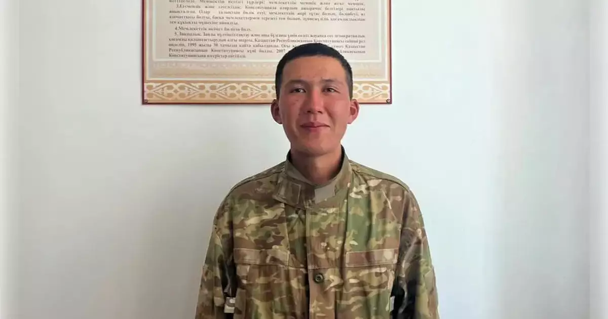  Әскери бөлімнен қашып кеткен сарбаз Өскеменде ұсталды 