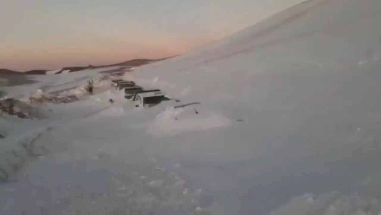 Снежная буря накрыла туристов в горах Аргентины