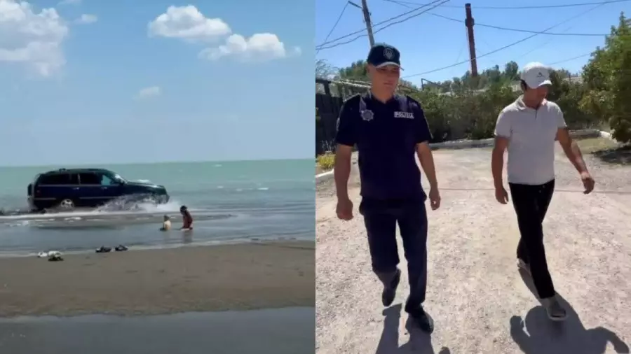 Балқашты көлігімен кешкен ер адам ұсталды (видео)